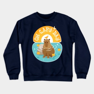 Oh Capy Day Crewneck Sweatshirt